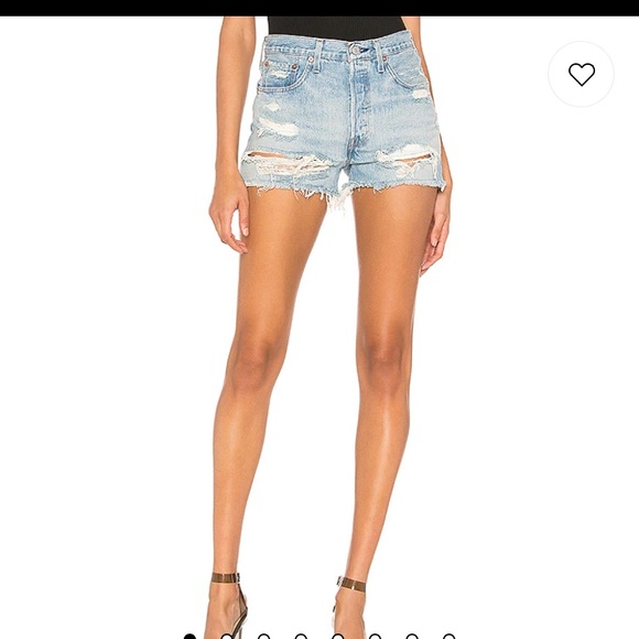 501 High Rise Short in Fault Line LEVIS - Picture 5 of 6